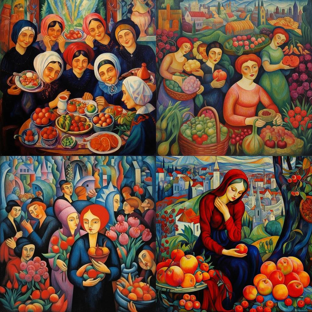 Ilya Mashkov style, Midjourney V5.1, render 1 of 4