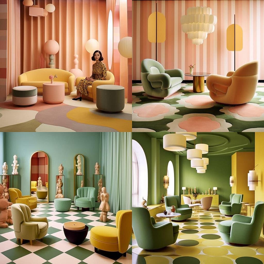 India Mahdavi style, Midjourney V5.1, render 1 of 4