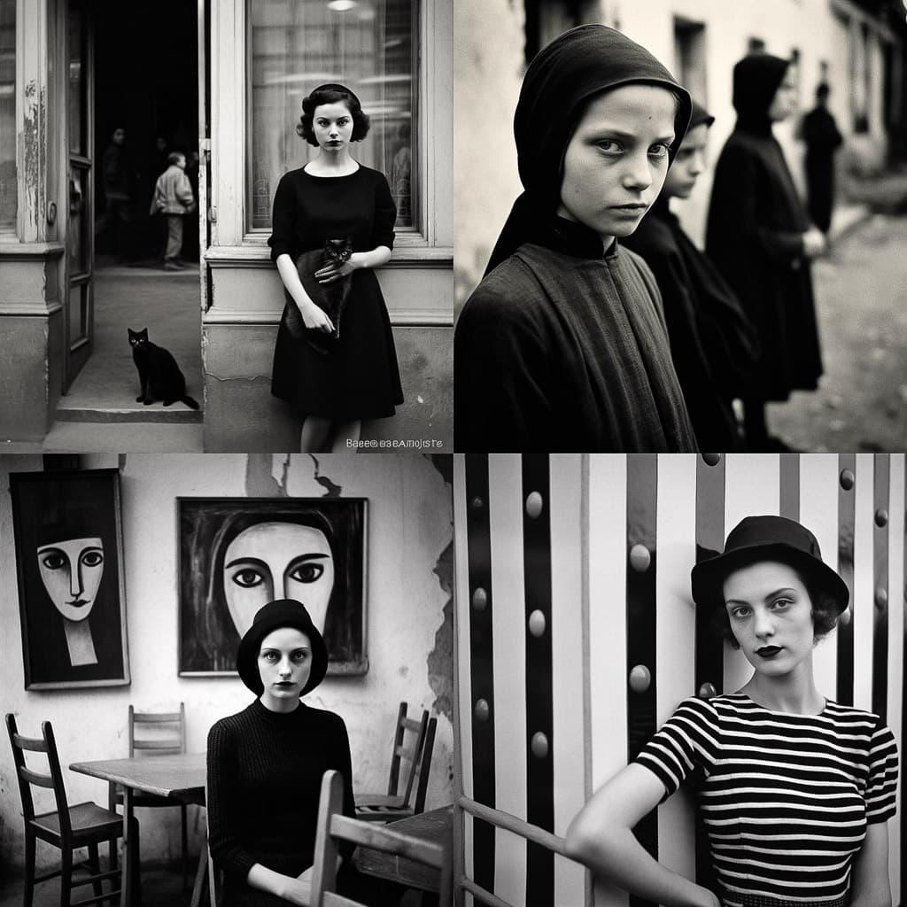 Inge Morath style, Midjourney V5.1, render 1 of 4