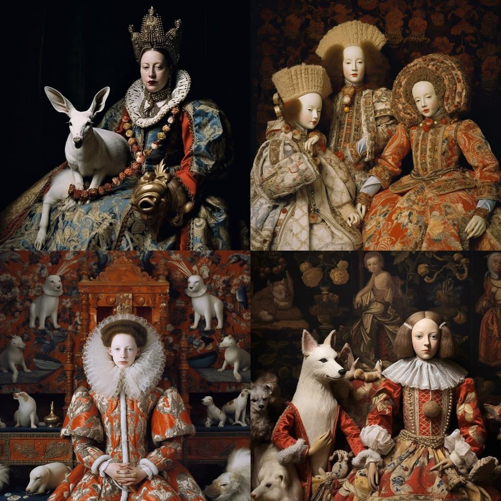 Isabelle de Borchgrave style, Midjourney V5.1, render 1 of 4