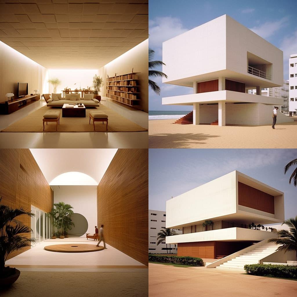Isay Weinfeld style, Midjourney V5.1, render 1 of 4