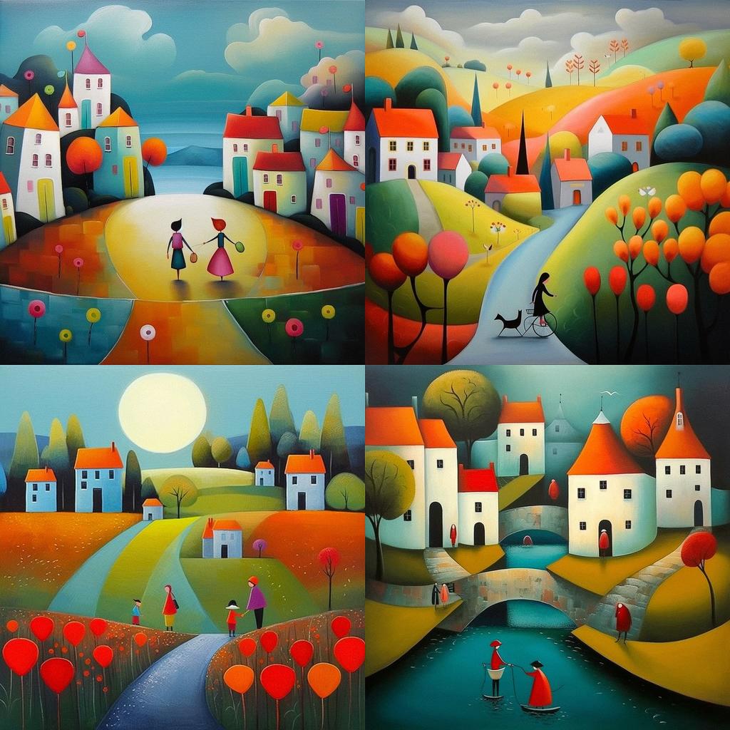 Iwona Lifsches style, Midjourney V5.1, render 1 of 4