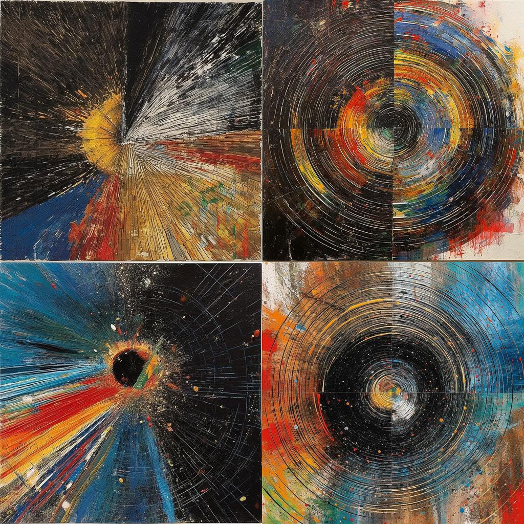 Jack Whitten style, Midjourney V5.1, render 1 of 4