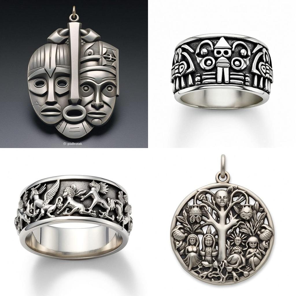 James Avery style, Midjourney V5.1, render 1 of 4