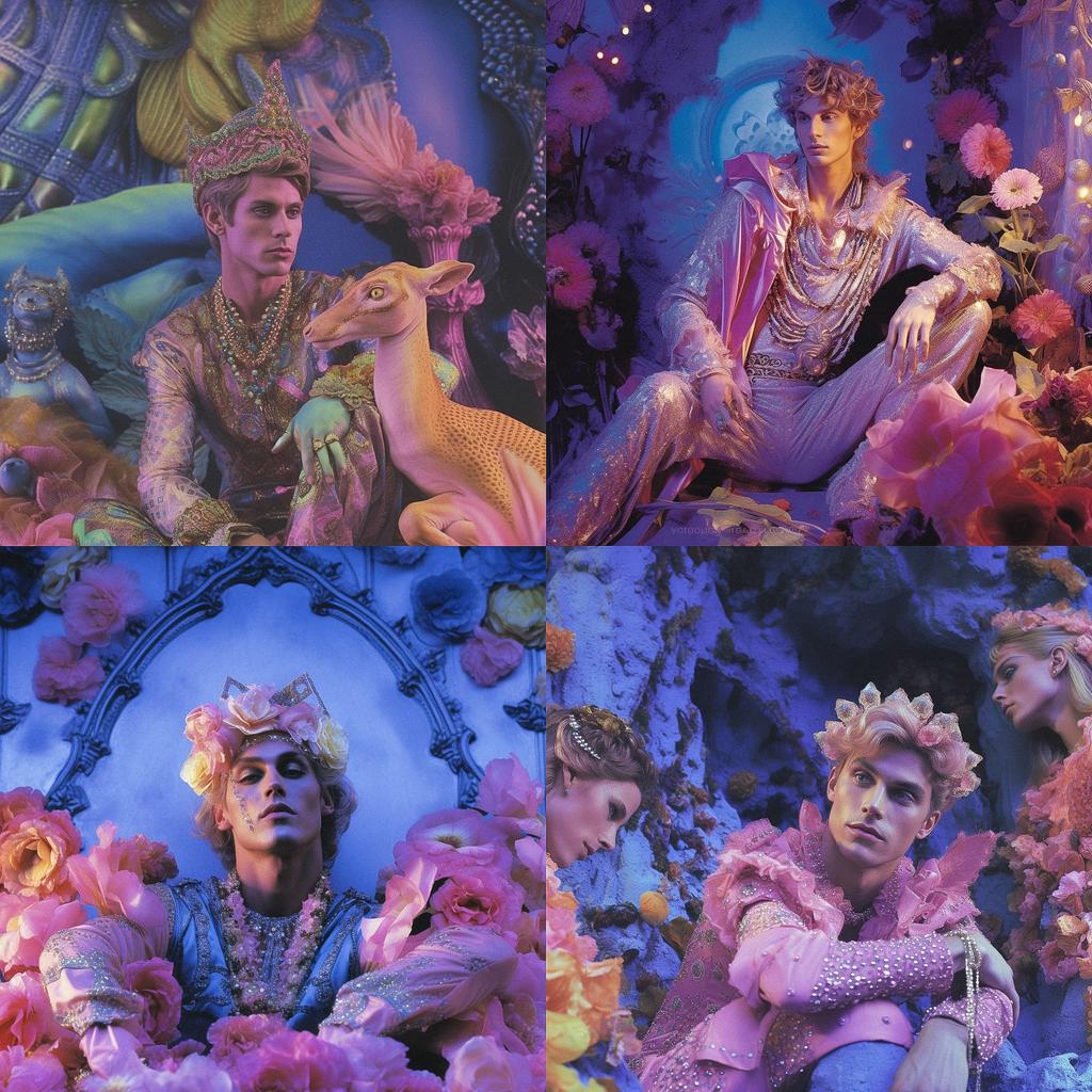 James Bidgood style, Midjourney V5.1, render 1 of 4