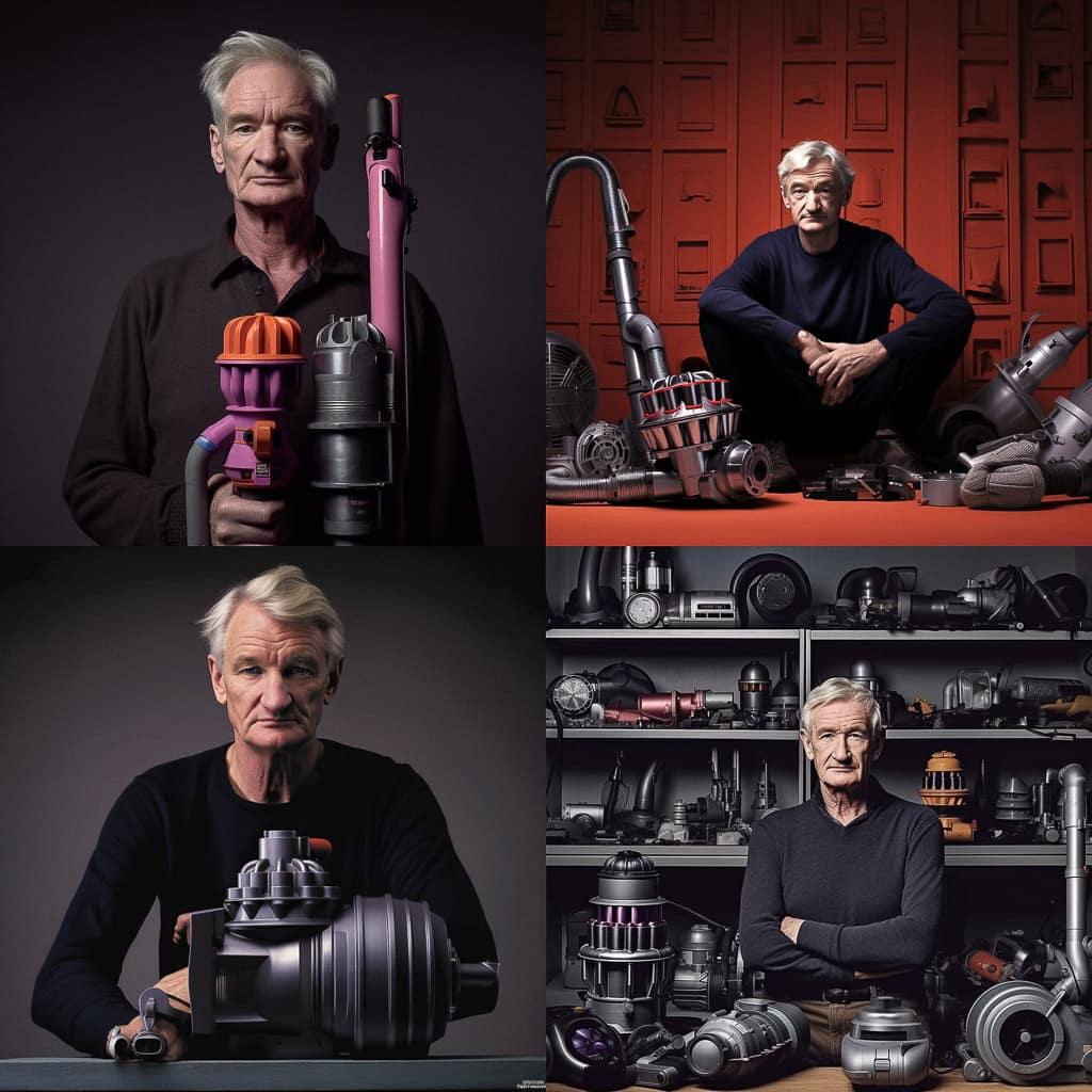 James Dyson style, Midjourney V5.1, render 1 of 4