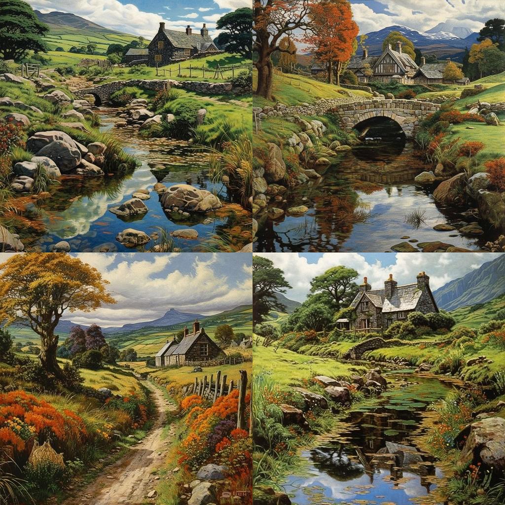 James McIntosh Patrick style, Midjourney V5.1, render 1 of 4