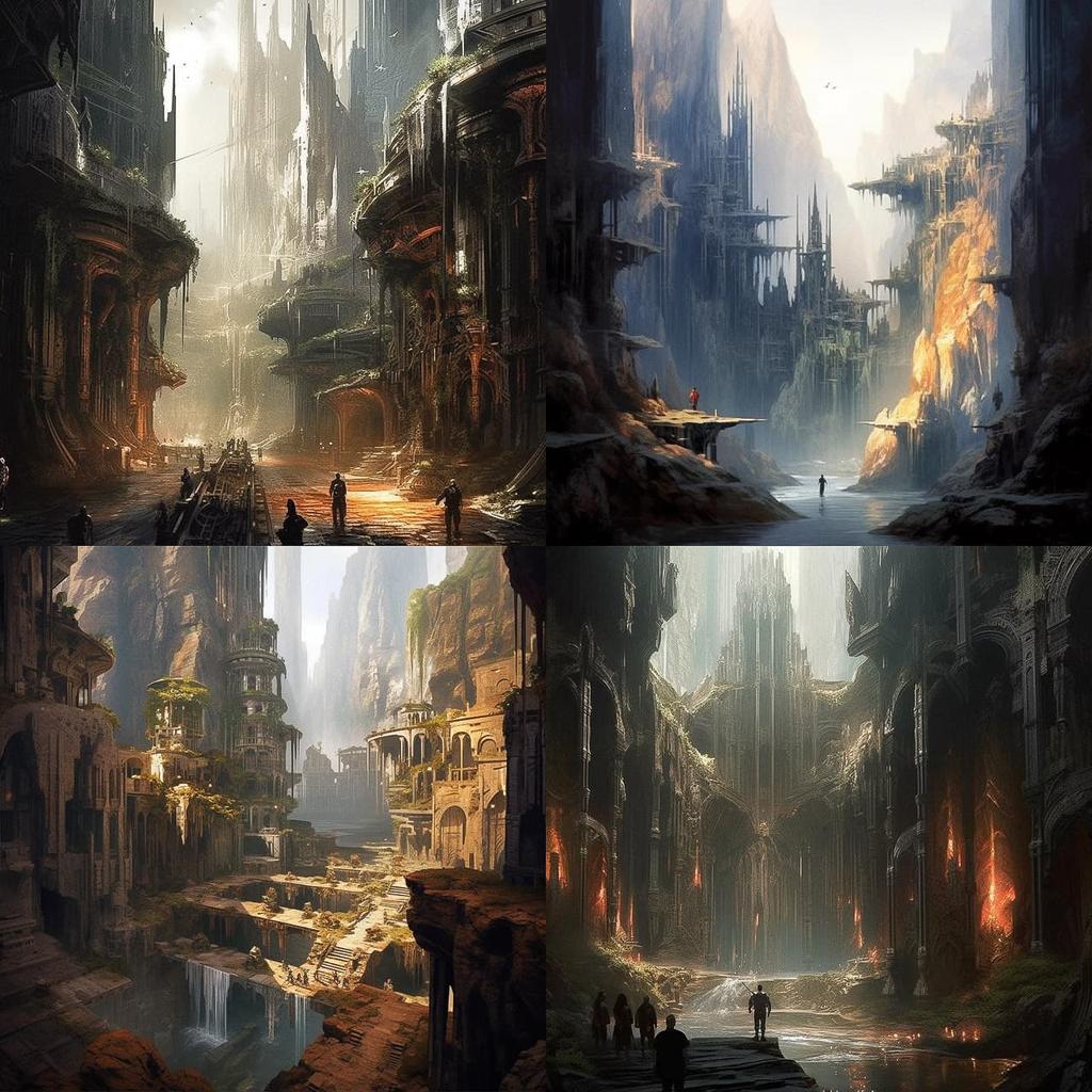 James Paick style, Midjourney V5.1, render 1 of 4