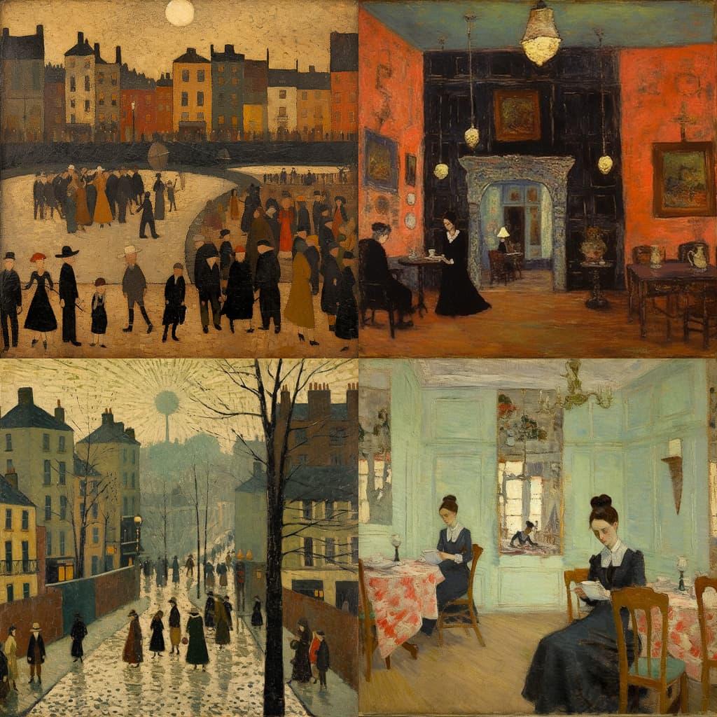 James Wilson Morrice style, Midjourney V5.1, render 1 of 4