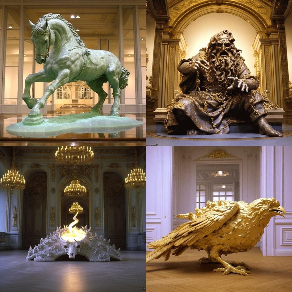 Jan Fabre style, Midjourney V5.1, render 1 of 4
