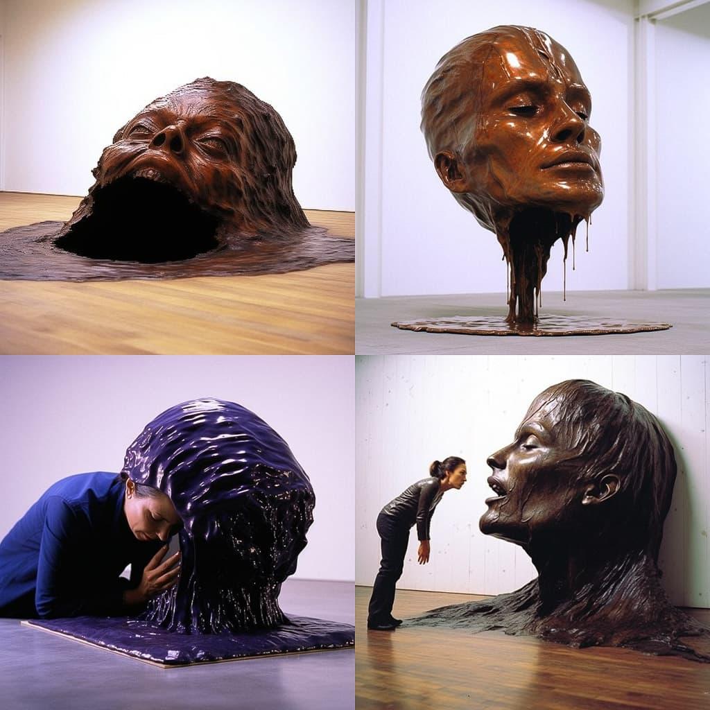 Janine Antoni style, Midjourney V5.1, render 1 of 4