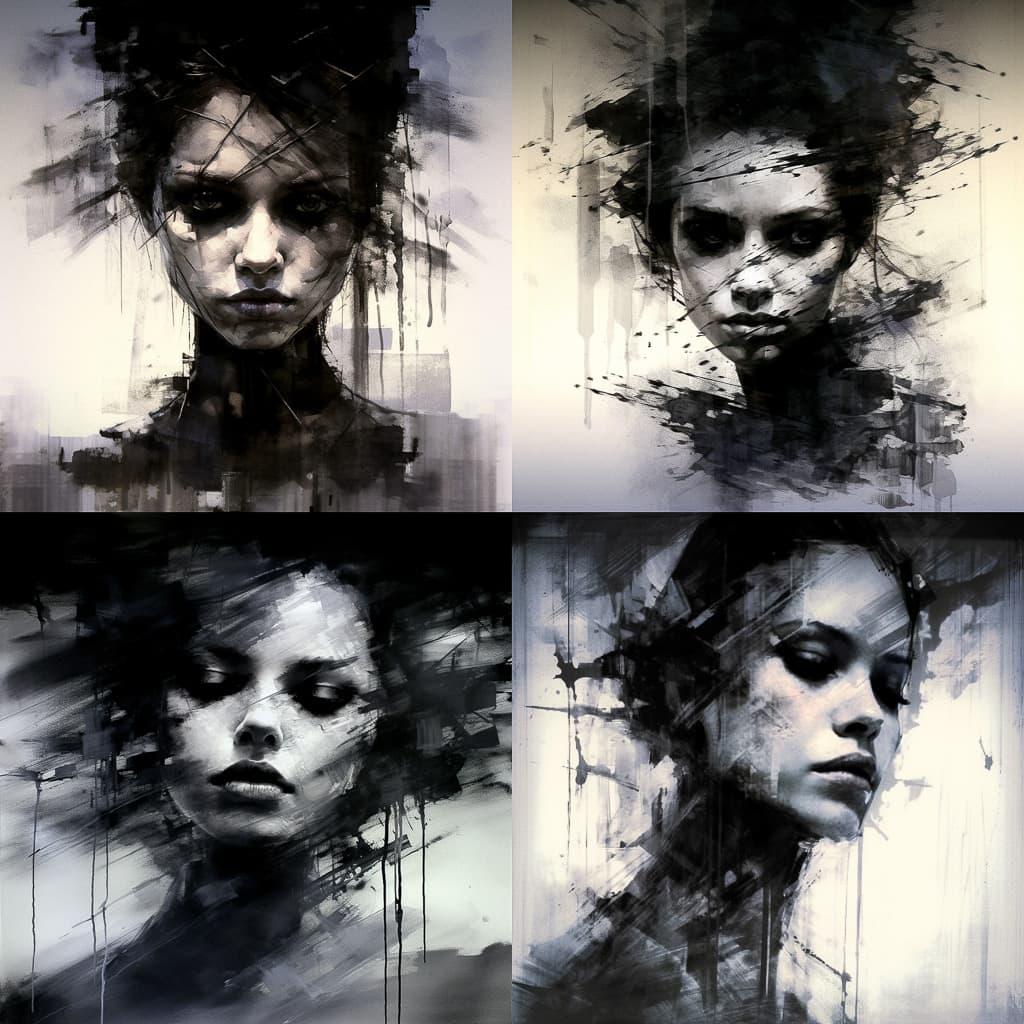 Jarek Kubicki style, Midjourney V5.1, render 1 of 4