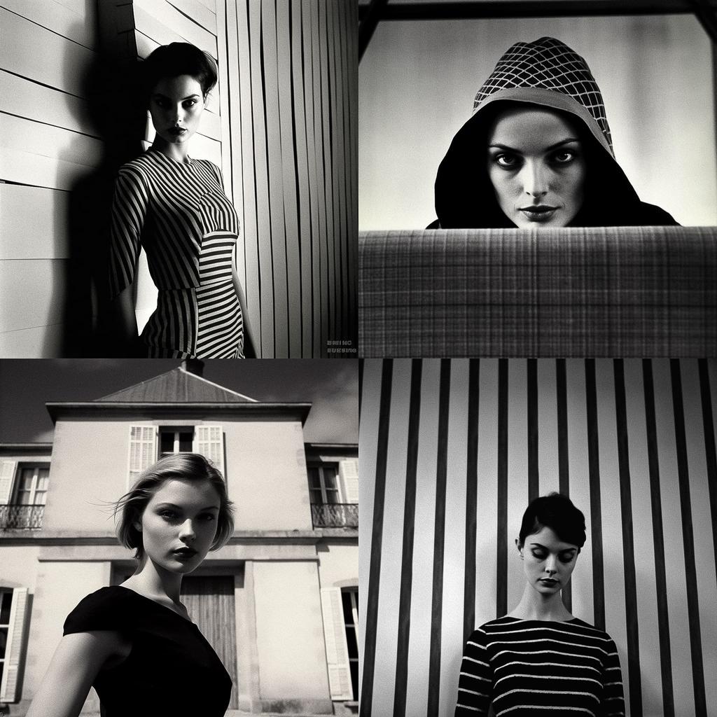 Jeanloup Sieff style, Midjourney V5.1, render 1 of 4