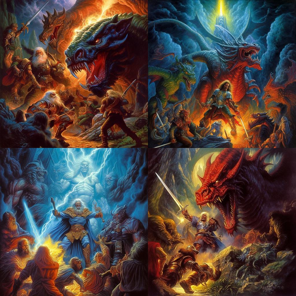 Jeff Easley style, Midjourney V5.1, render 1 of 4