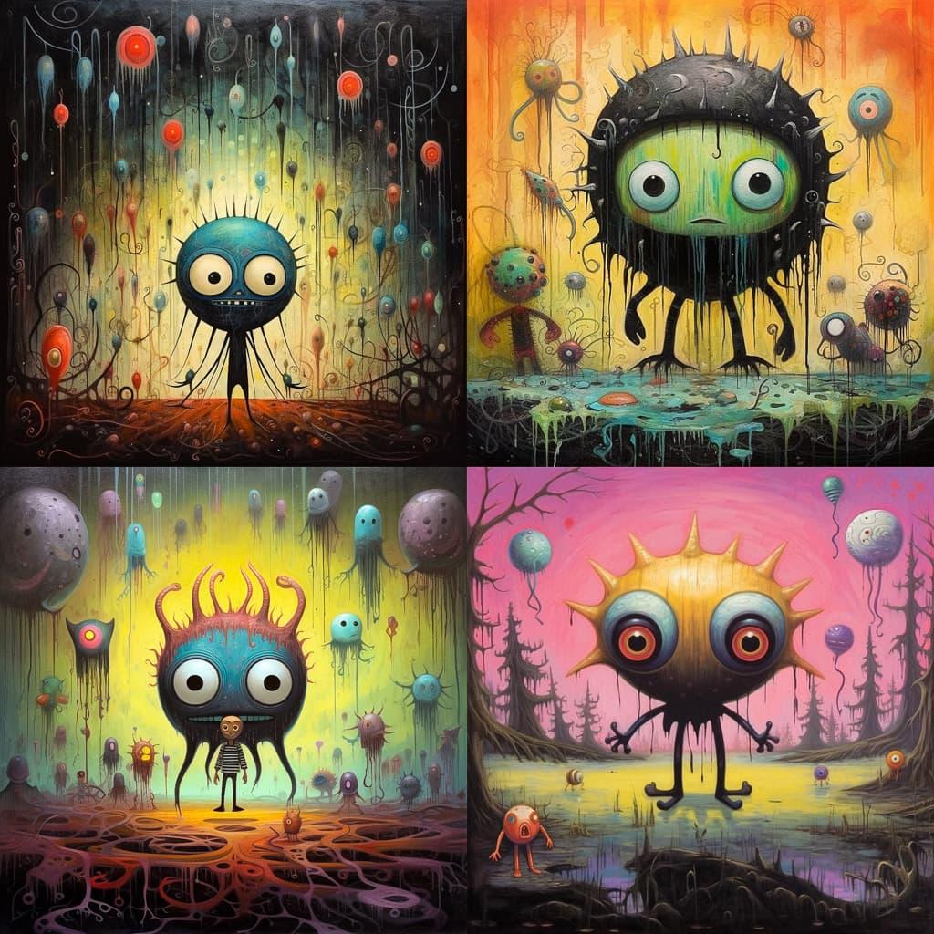Jeff Soto style, Midjourney V5.1, render 1 of 4