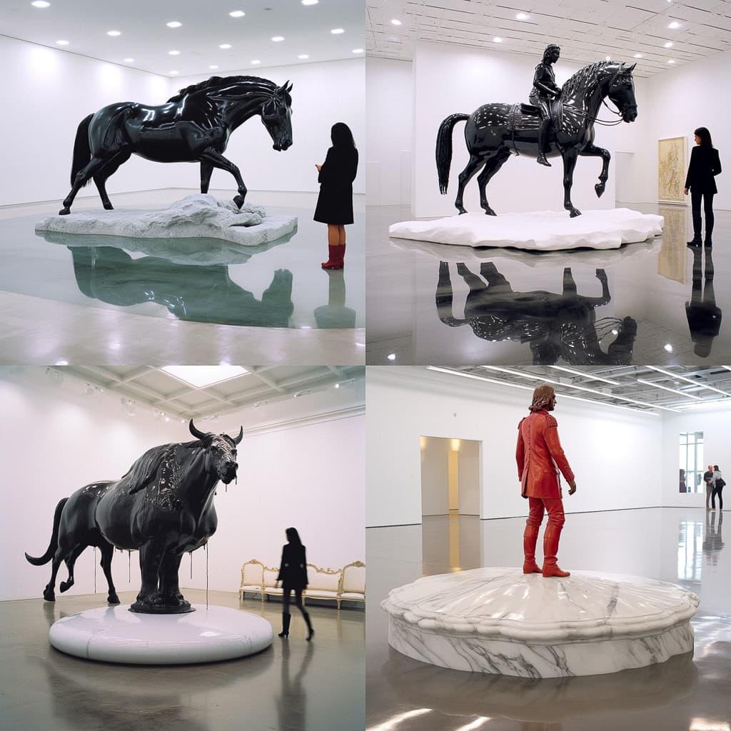 Jennifer Rubell style, Midjourney V5.1, render 1 of 4