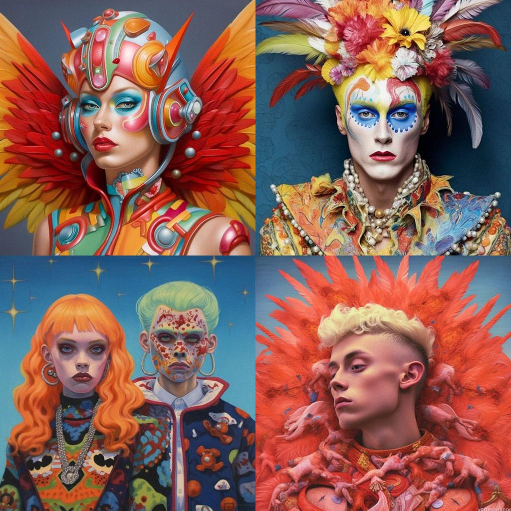 Jeremy Scott style, Midjourney V5.1, render 1 of 4