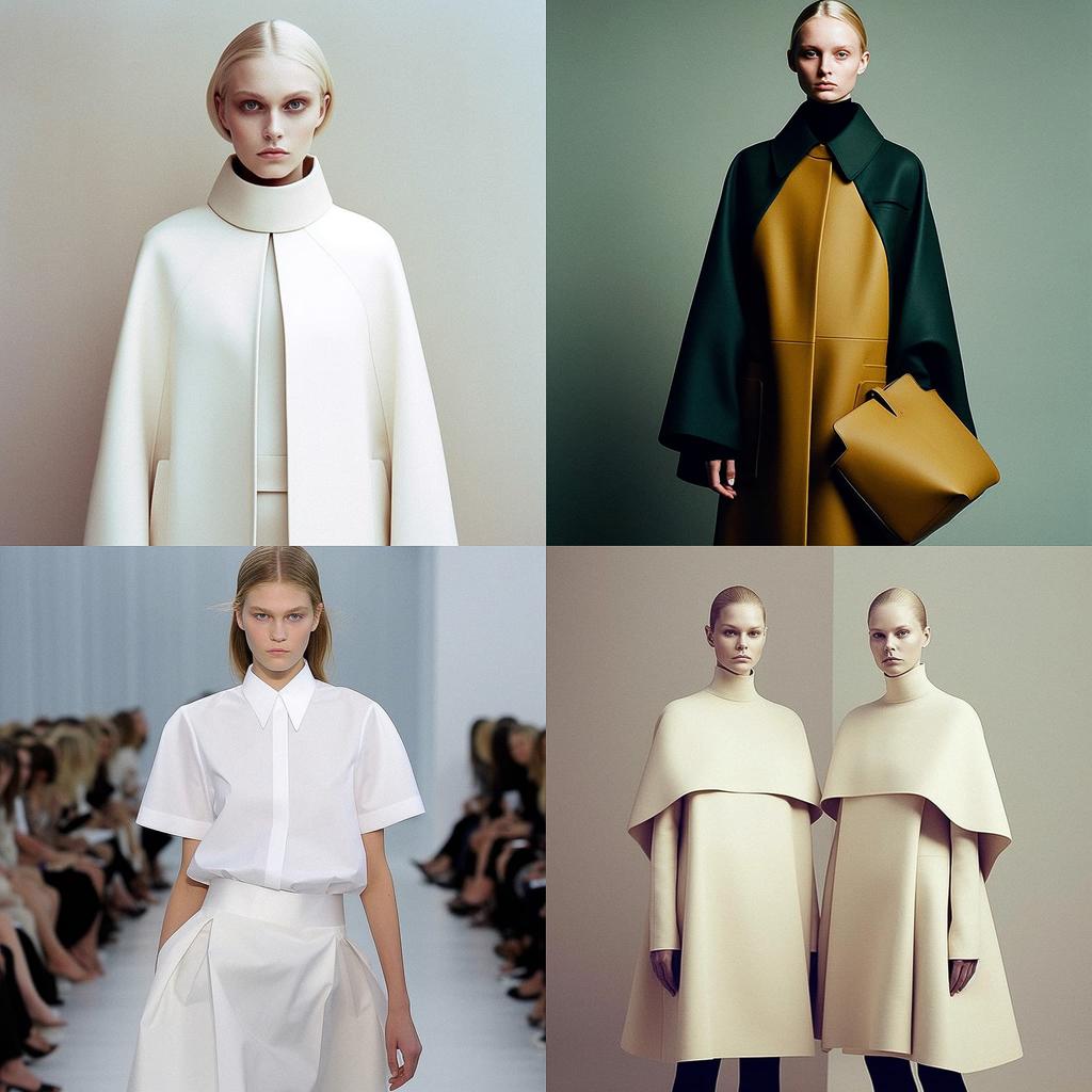 Jil Sander style, Midjourney V5.1, render 1 of 4