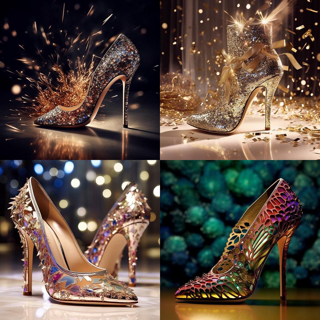 Jimmy Choo style, Midjourney V5.1, render 1 of 4