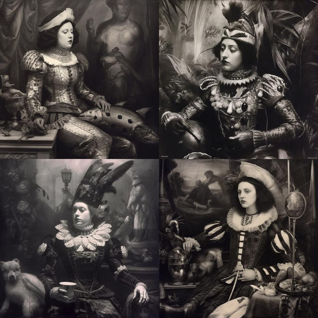Joel-Peter Witkin style, Midjourney V5.1, render 1 of 4