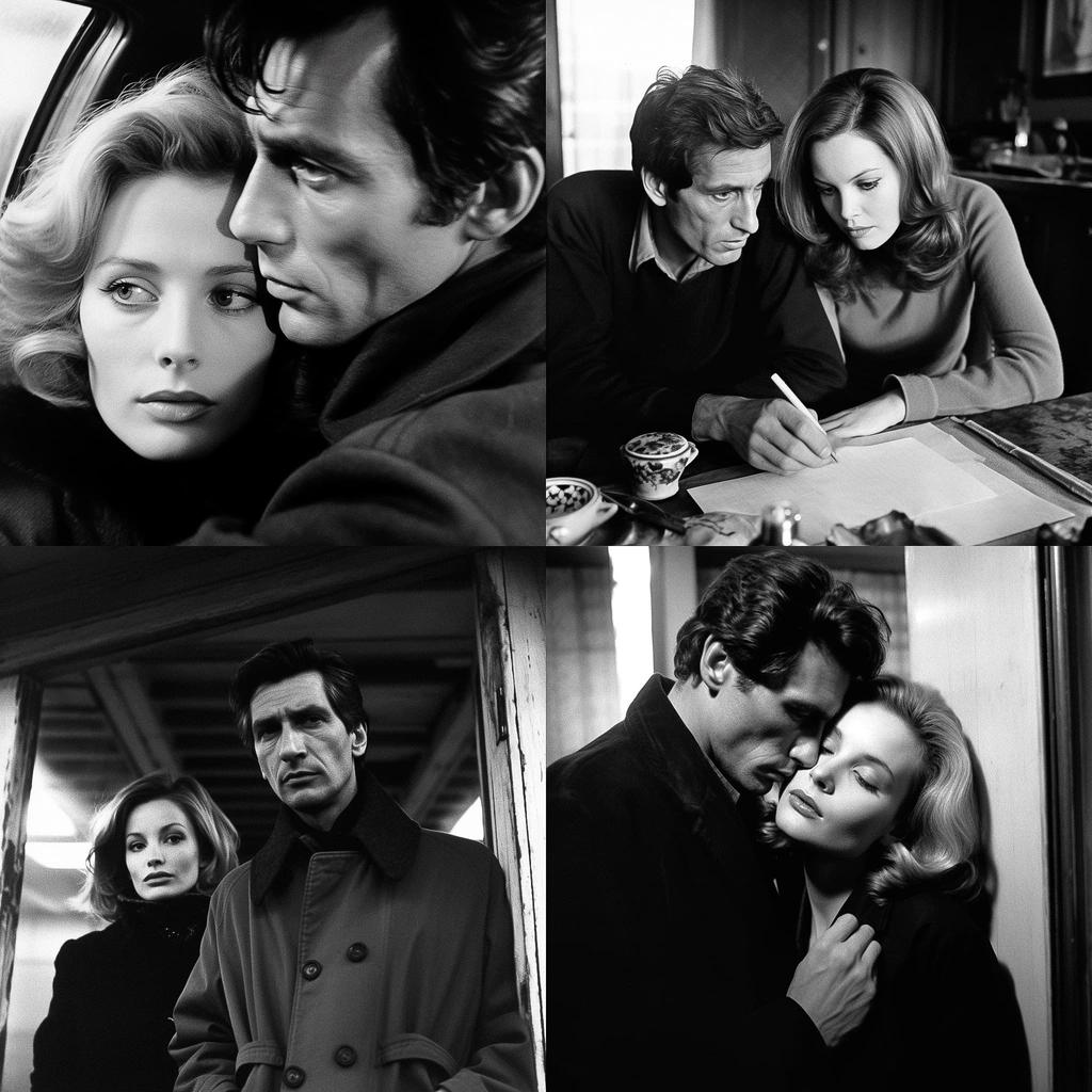 John Cassavetes style, Midjourney V5.1, render 1 of 4
