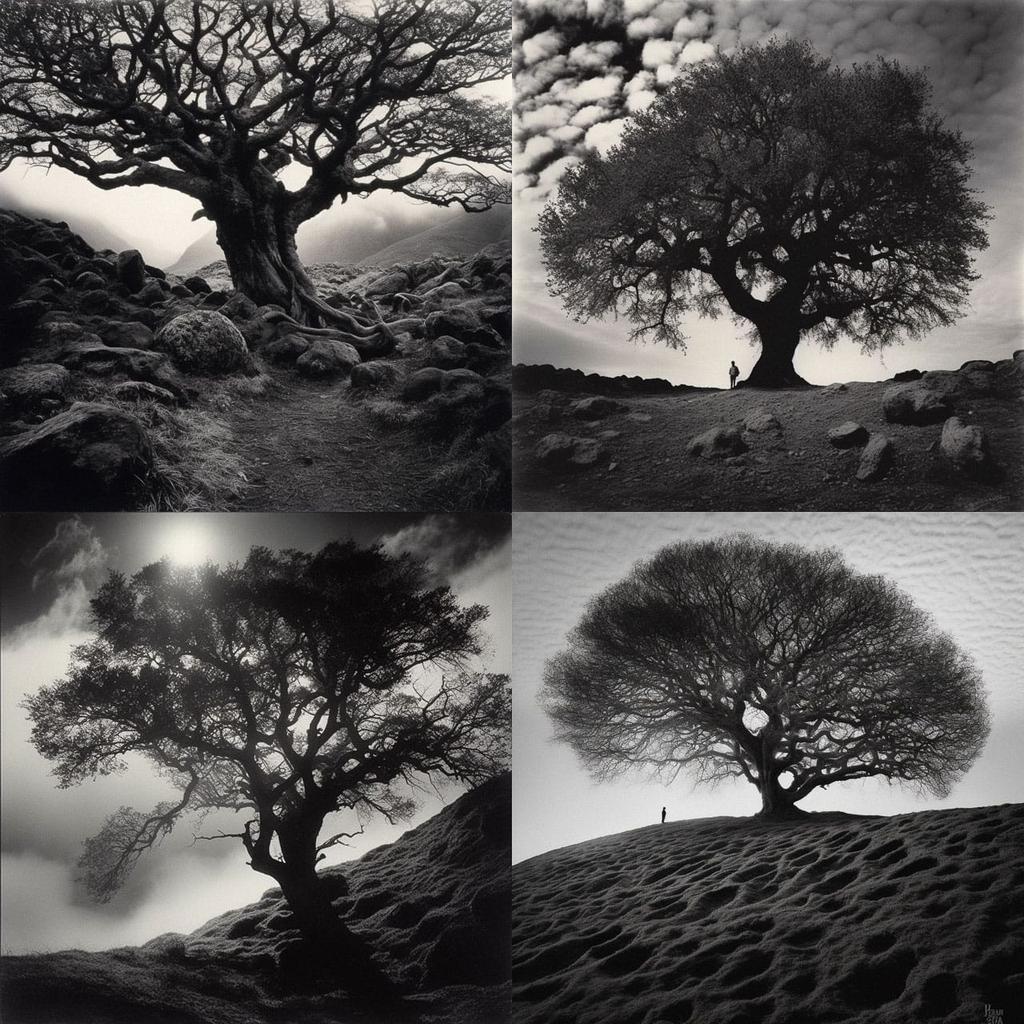 John Paul Caponigro style, Midjourney V5.1, render 1 of 4