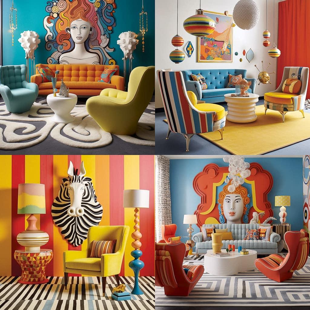 Jonathan Adler style, Midjourney V5.1, render 1 of 4