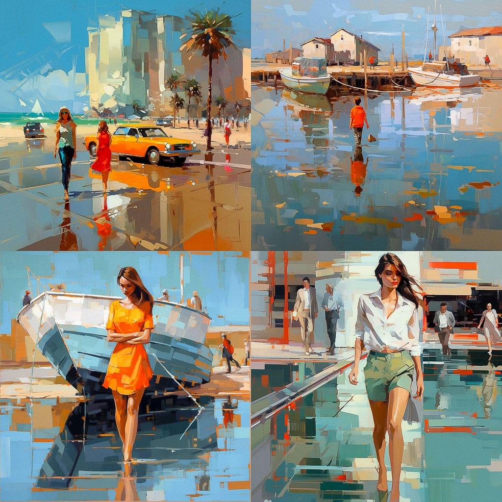 Josef Kote style, Midjourney V5.1, render 1 of 4