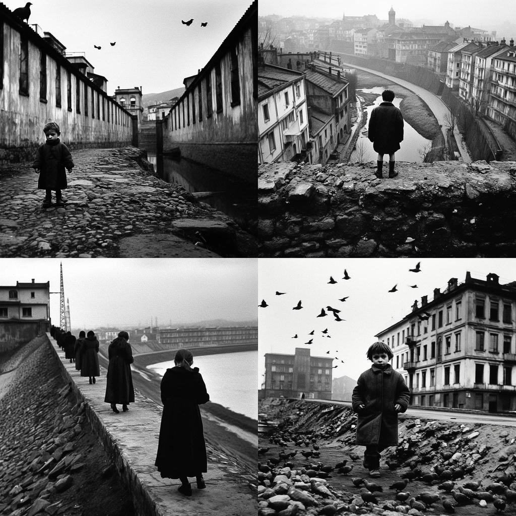 Josef Koudelka style, Midjourney V5.1, render 1 of 4
