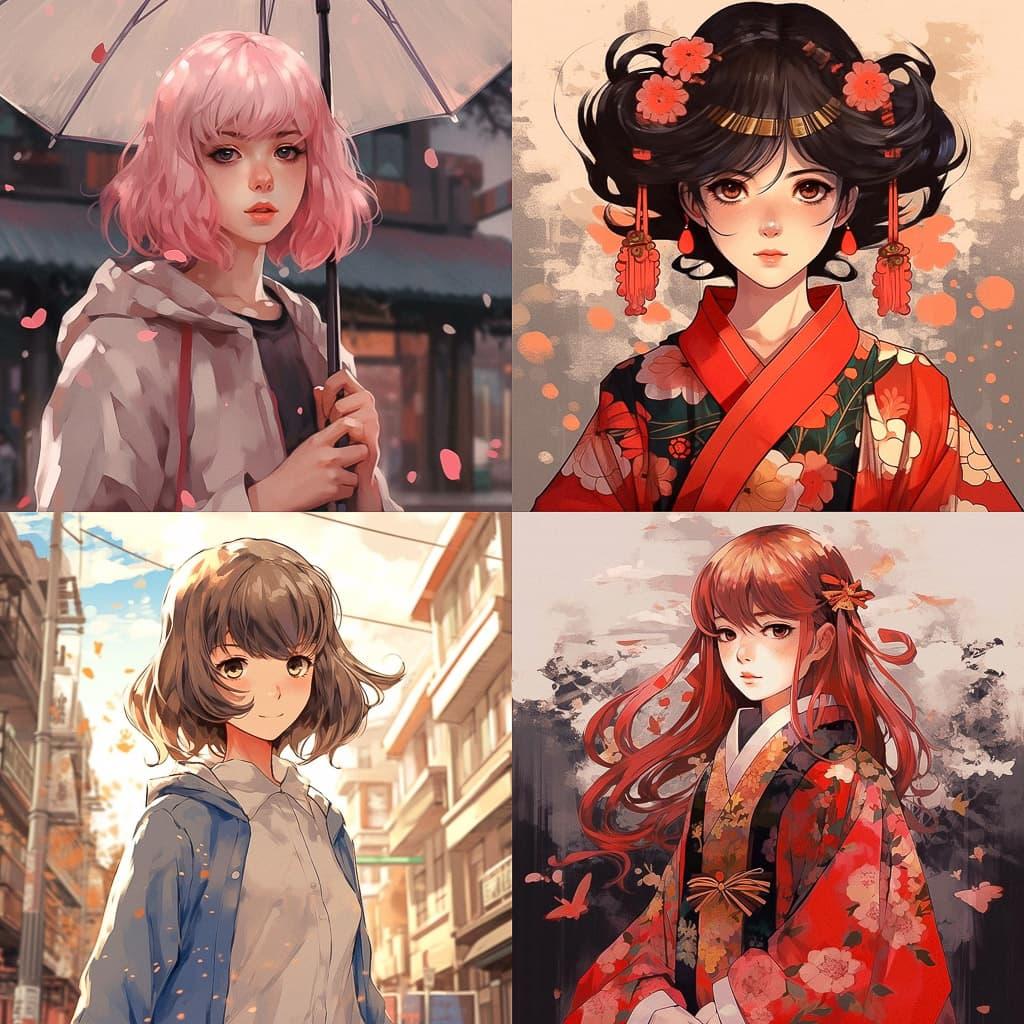 Josei anime style style, Midjourney V5.1, render 1 of 4
