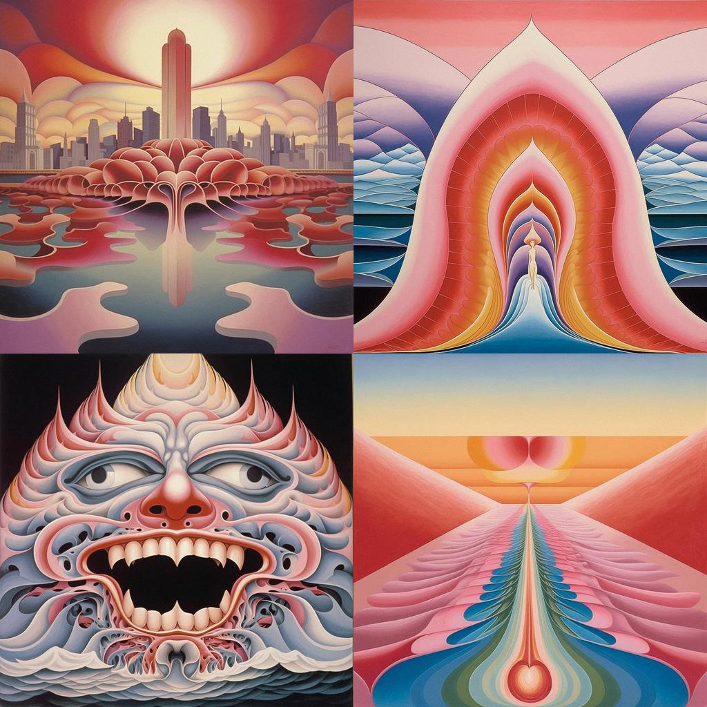 Judy Chicago style, Midjourney V5.1, render 1 of 4