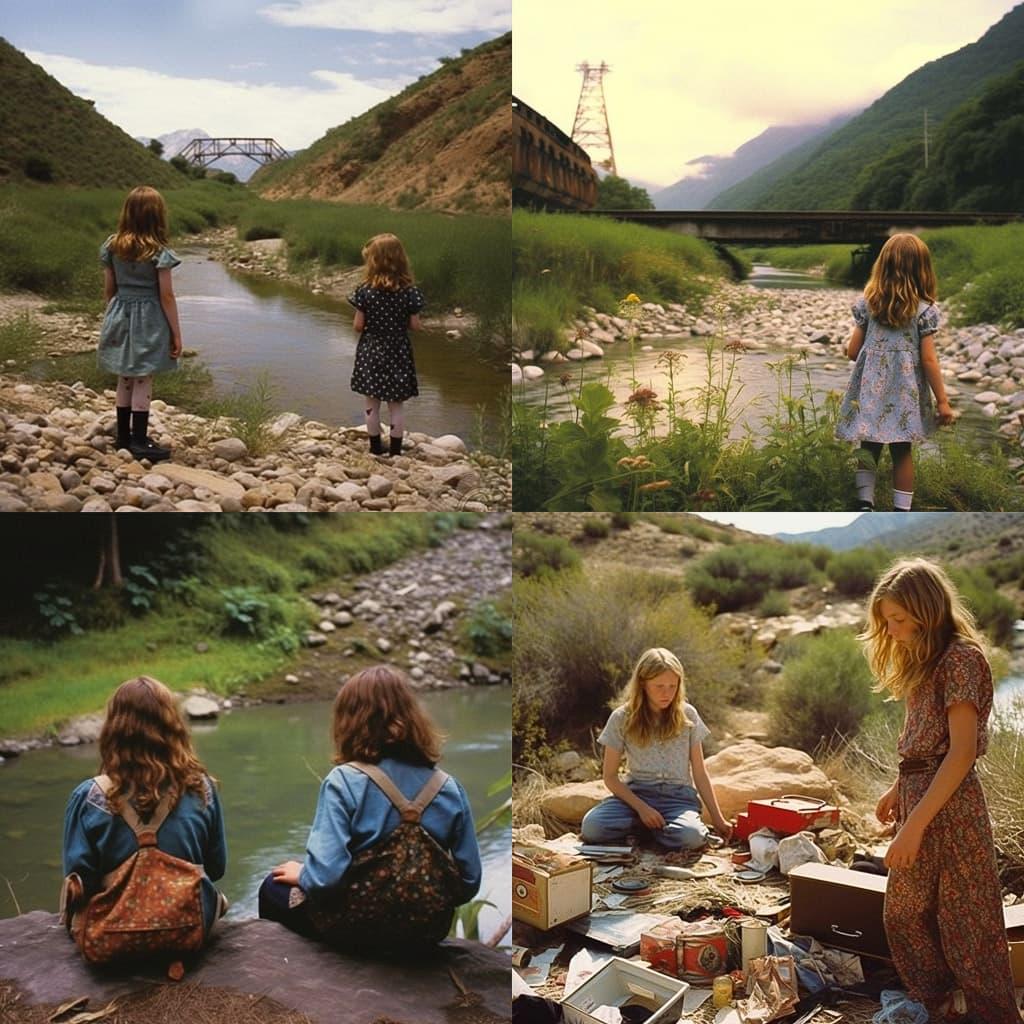 Justine Kurland style, Midjourney V5.1, render 1 of 4