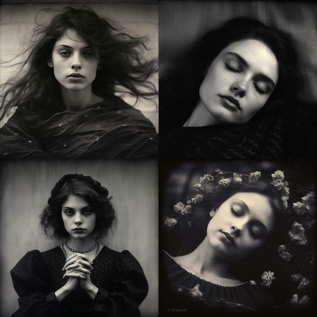 Kati Horna style, Midjourney V5.1, render 1 of 4