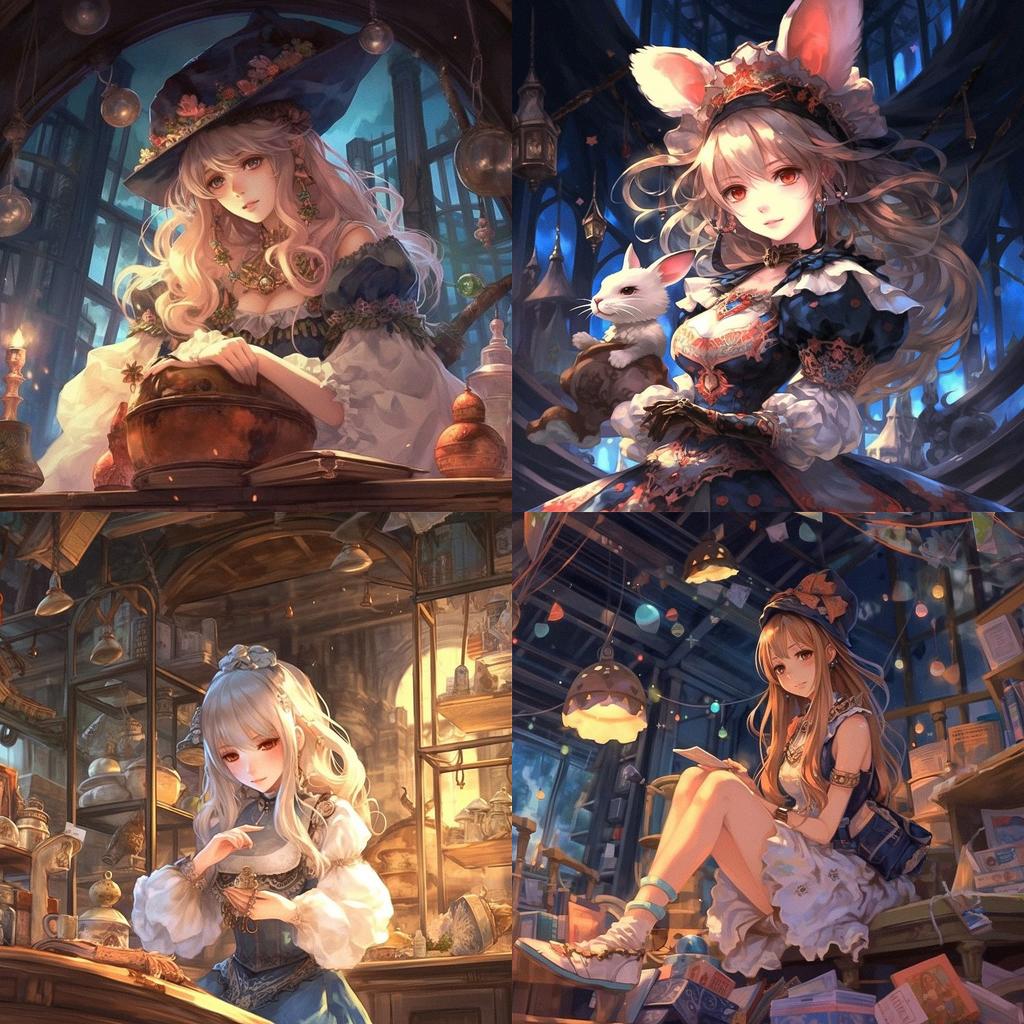 Kawacy style, Midjourney V5.1, render 1 of 4