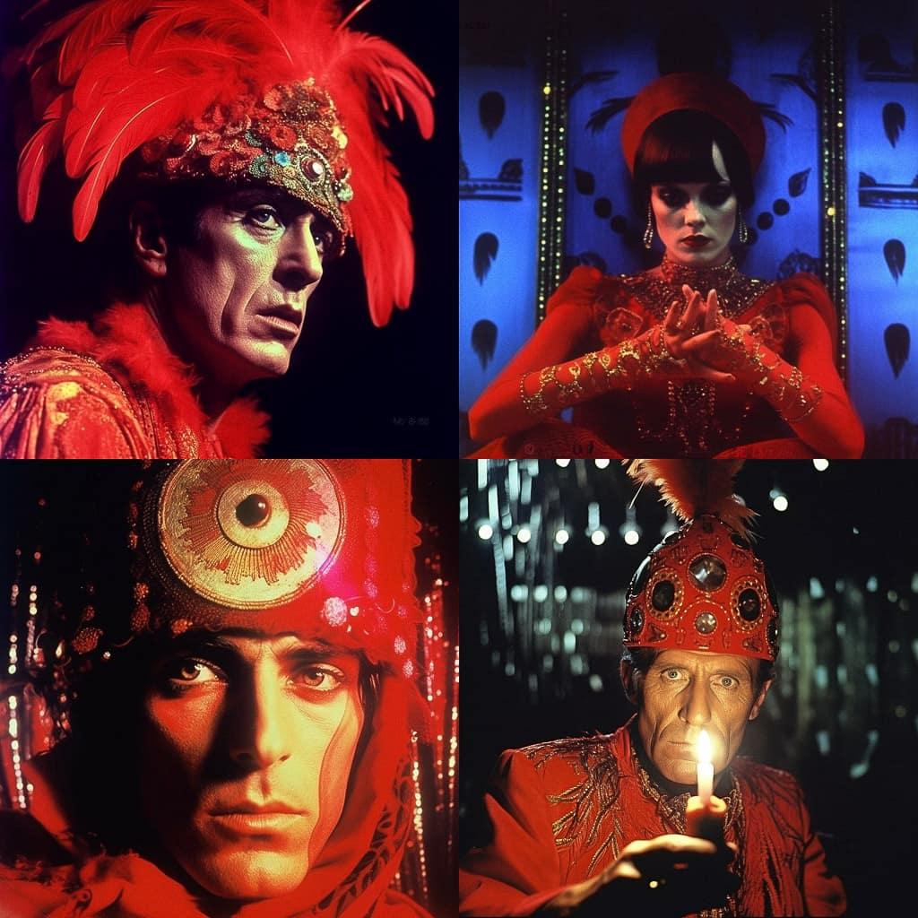 Kenneth Anger style, Midjourney V5.1, render 1 of 4