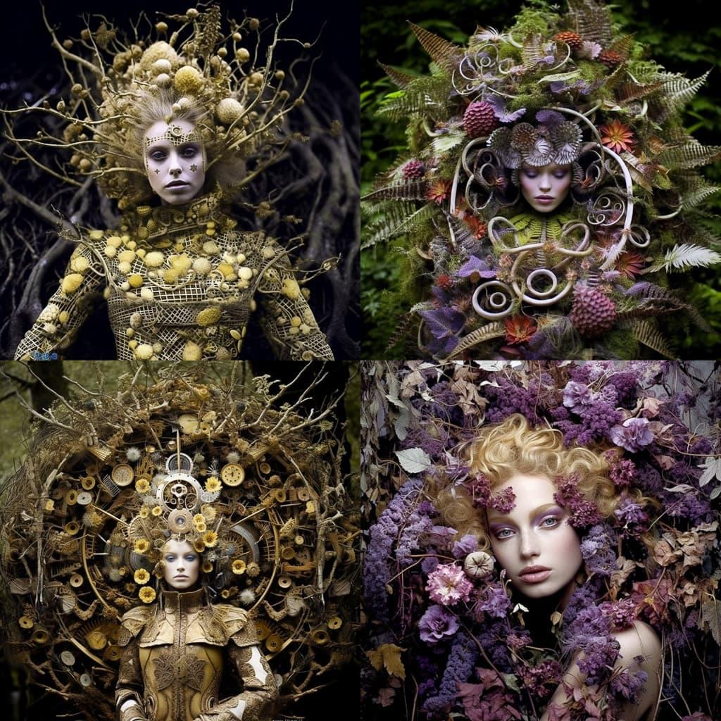 Kirsty Mitchell style, Midjourney V5.1, render 1 of 4