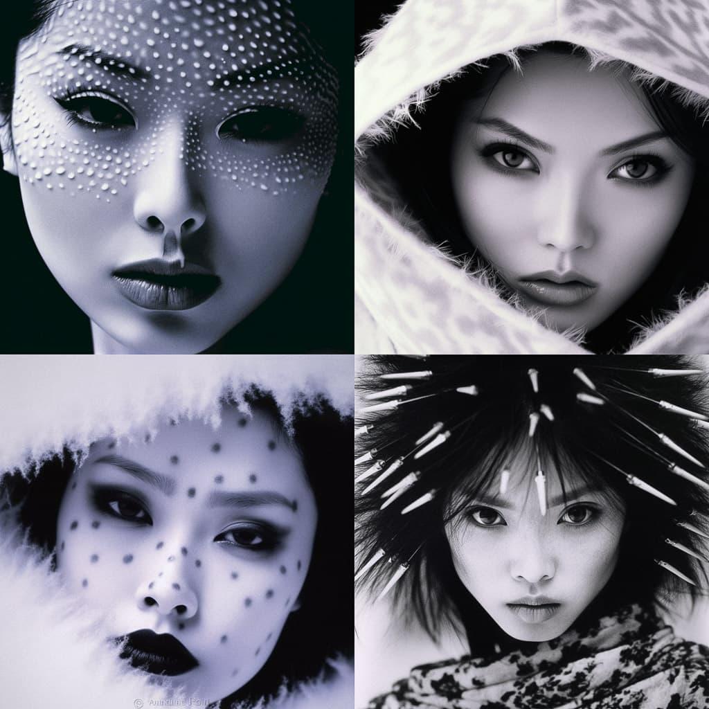 Kishin Shinoyama style, Midjourney V5.1, render 1 of 4