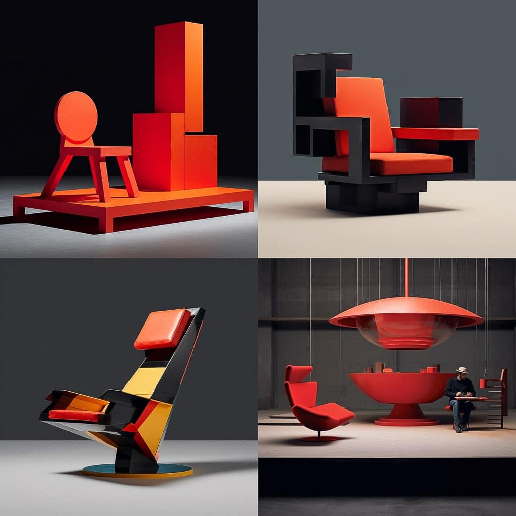 Konstantin Grcic style, Midjourney V5.1, render 1 of 4