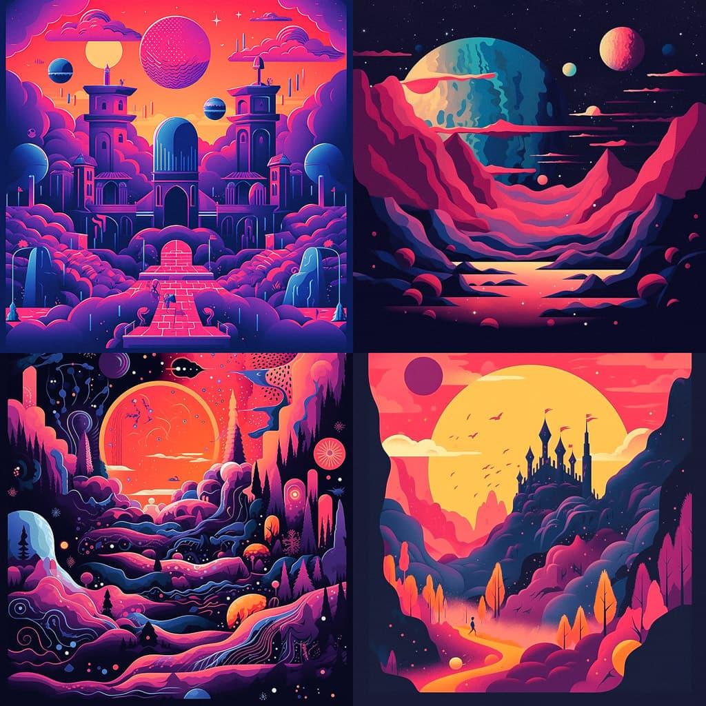 Kurzgesagt style, Midjourney V5.1, render 1 of 4