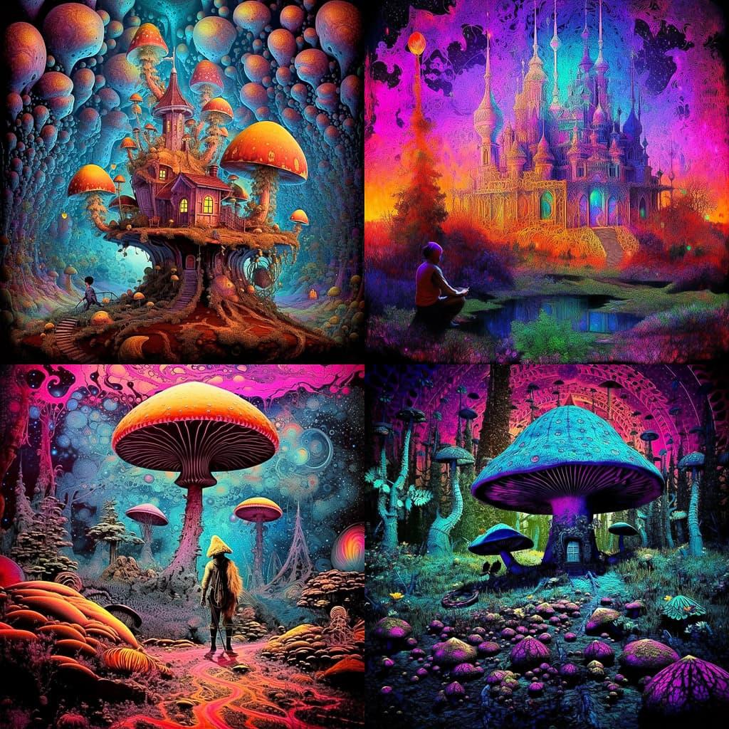 Larry Carlson style, Midjourney V5.1, render 1 of 4