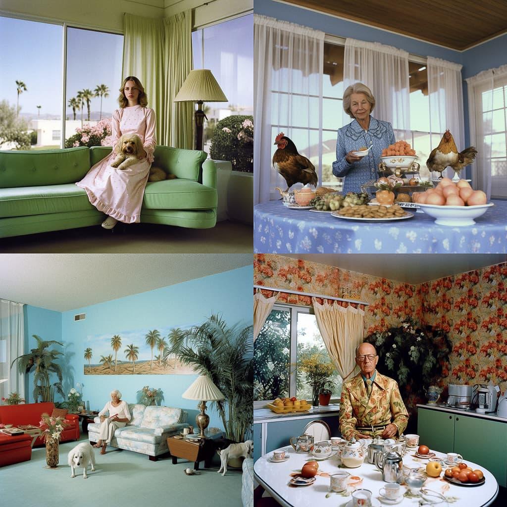 Larry Sultan style, Midjourney V5.1, render 1 of 4