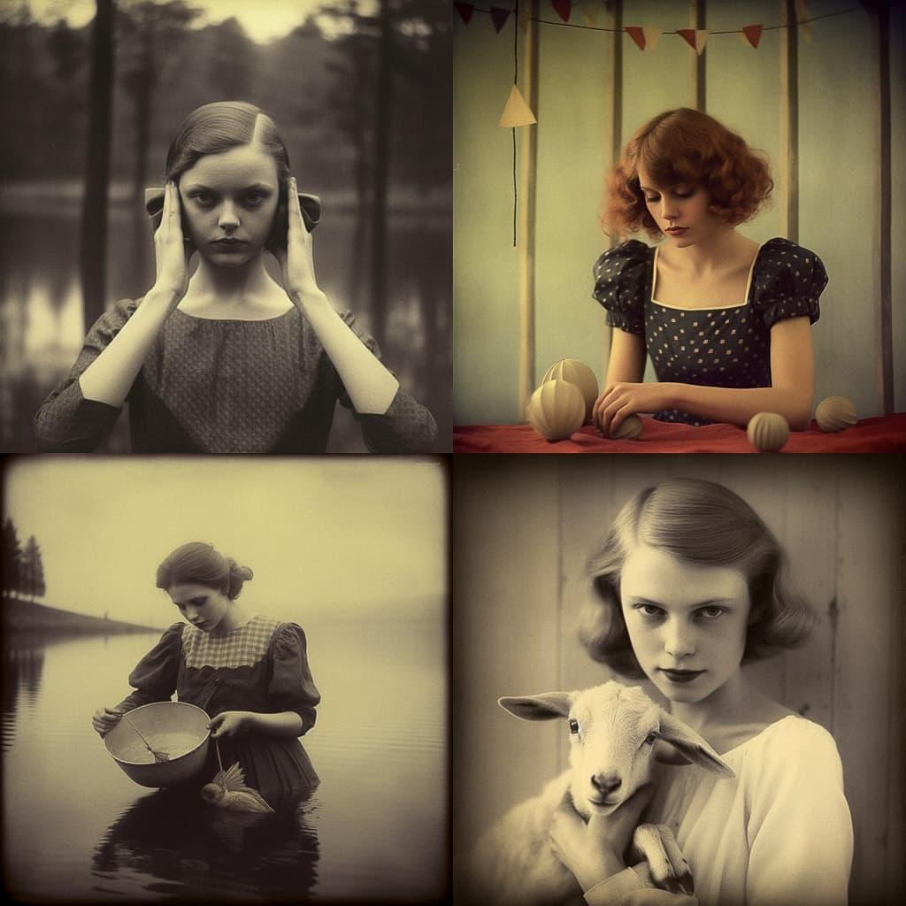 Laure Albin Guillot style, Midjourney V5.1, render 1 of 4