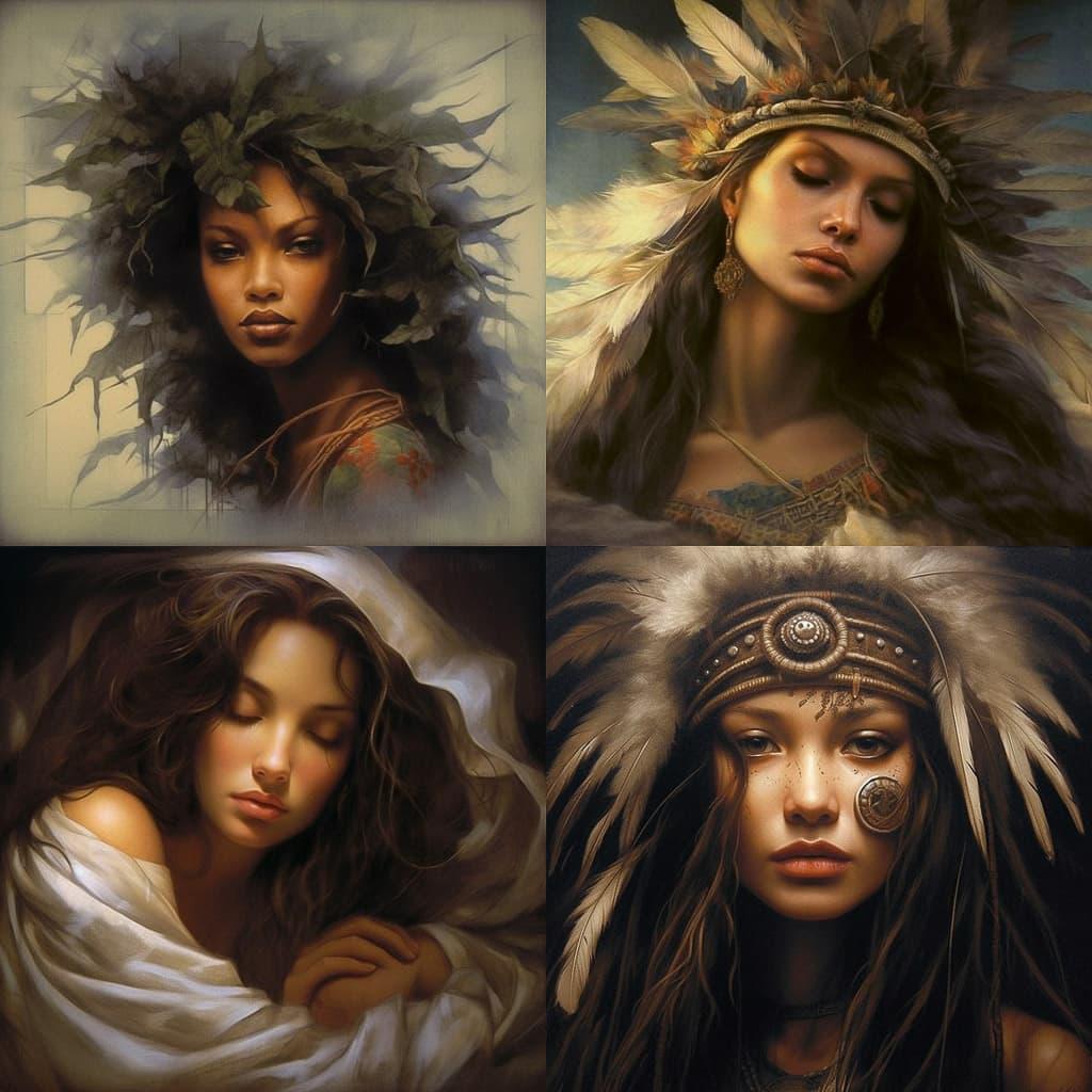 Lee Bogle style, Midjourney V5.1, render 1 of 4
