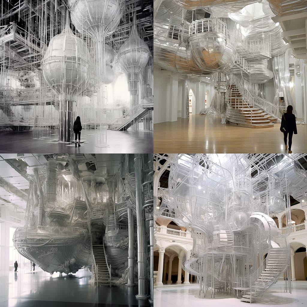 Lee Bul style, Midjourney V5.1, render 1 of 4