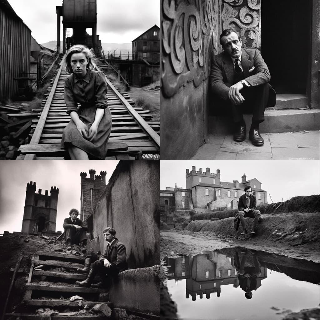 Lewis Morley style, Midjourney V5.1, render 1 of 4