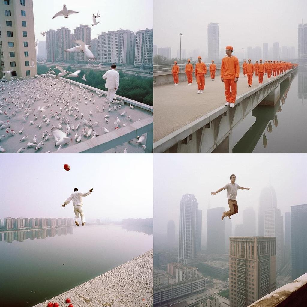 Li Wei style, Midjourney V5.1, render 1 of 4