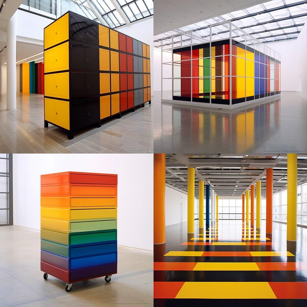 Liam Gillick style, Midjourney V5.1, render 1 of 4