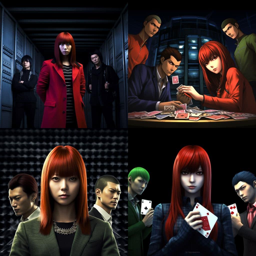 Liar Game style, Midjourney V5.1, render 1 of 4