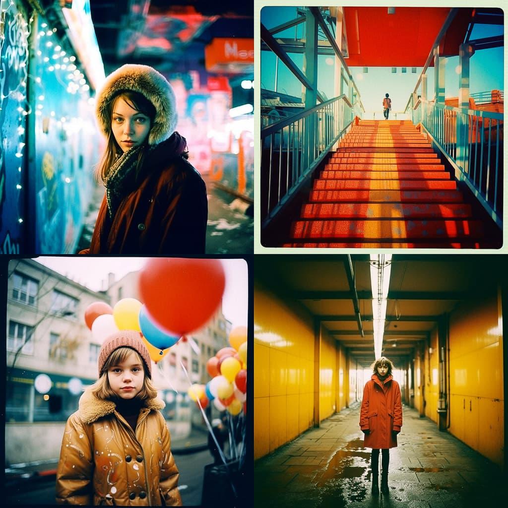 Lomography Color 100 style, Midjourney V5.1, render 1 of 4