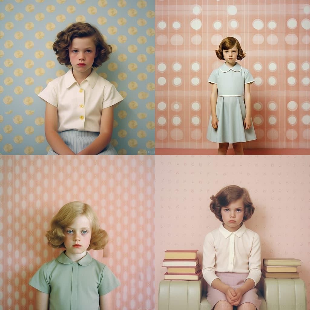 Loretta Lux style, Midjourney V5.1, render 1 of 4